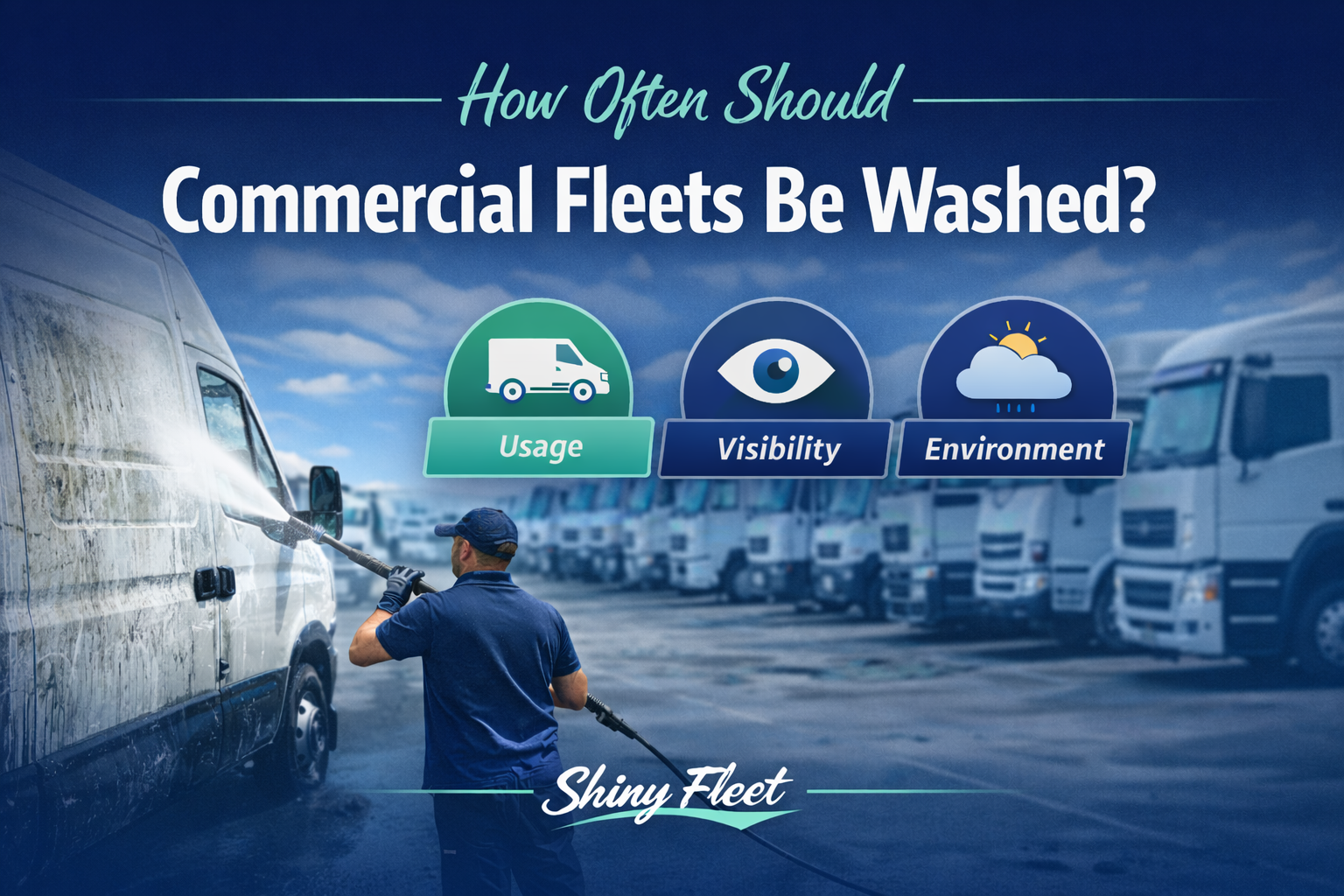 how often should commercial fleets be washed